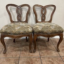 Twin Antique Side Chairs