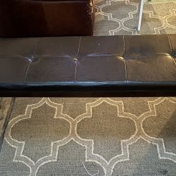 Leather Bench Seat