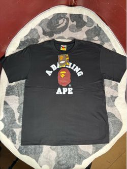 Size large brown bape logo tshirt