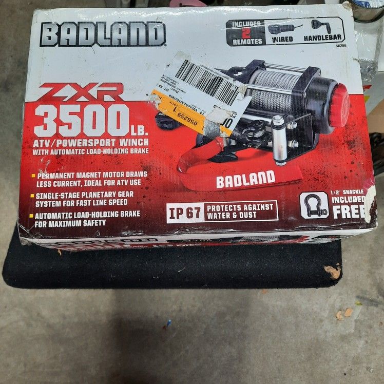 Badlands ZXR 3500 winch for Sale in La Center, WA OfferUp