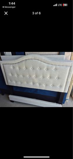Full size bed frame and headboard