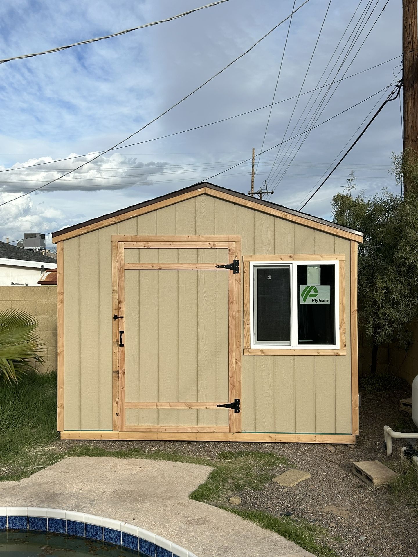 Wood Shed / Storage 10x10 (HOA Approved)