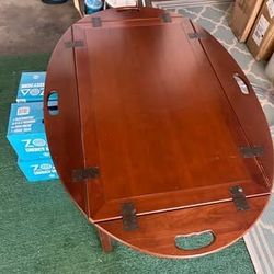 Antique Table - Statton Mahogany Butler tray