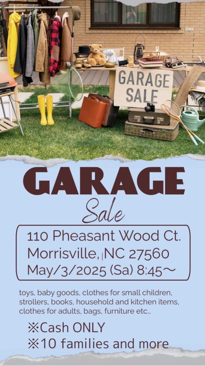 HUGE Multi-Family Garage Sale – Toys, Bikes, Furniture, Kitchen Items & More!