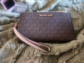 MK Double Zip Wallet