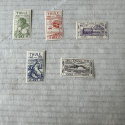 Greenland 1935 Thule complete MNH set of Stamps