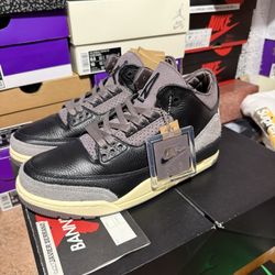 NIKE AIR JORDAN 3 A MA MANIERE Sz 9 DS