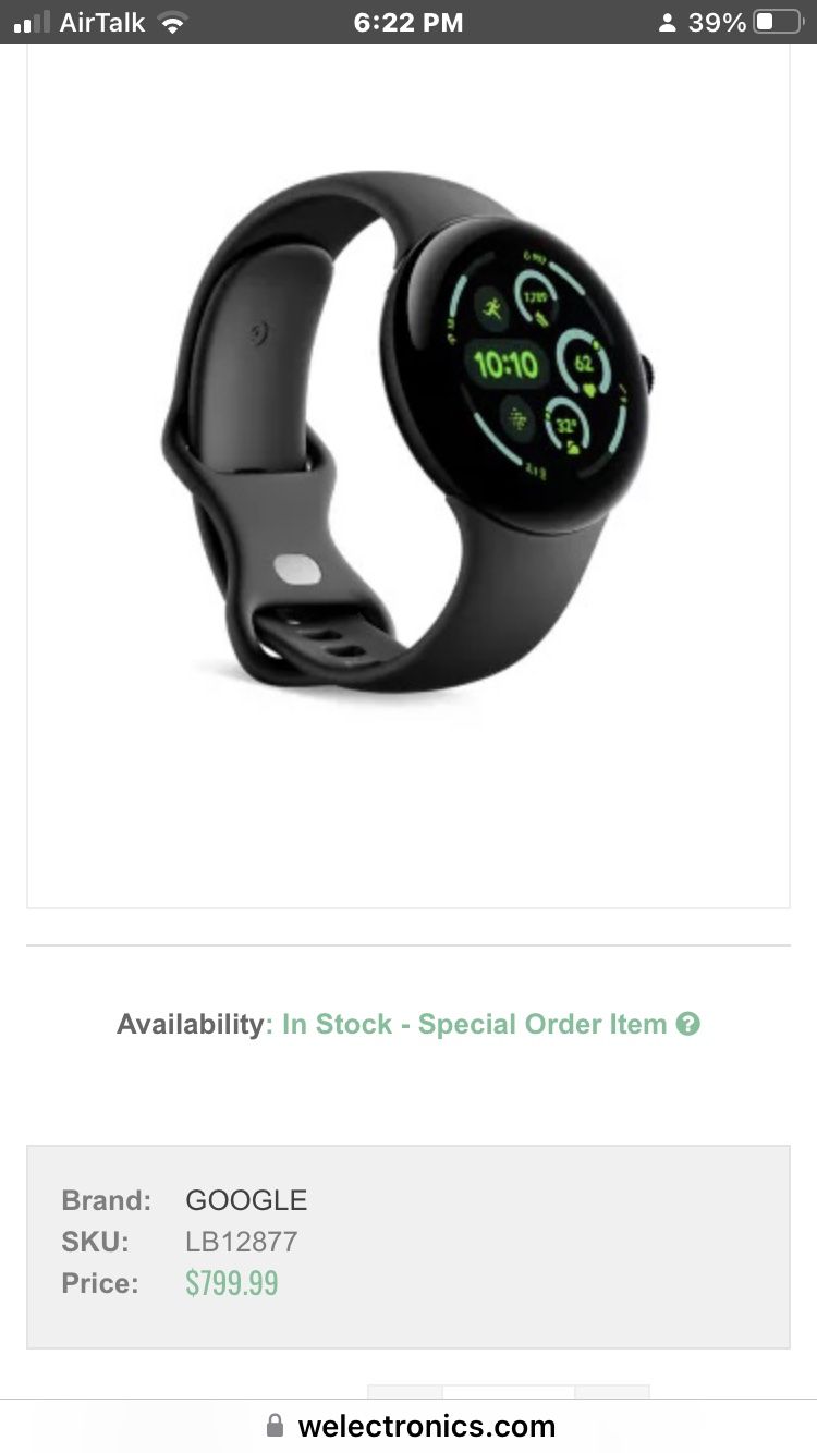 44mm Google Watch