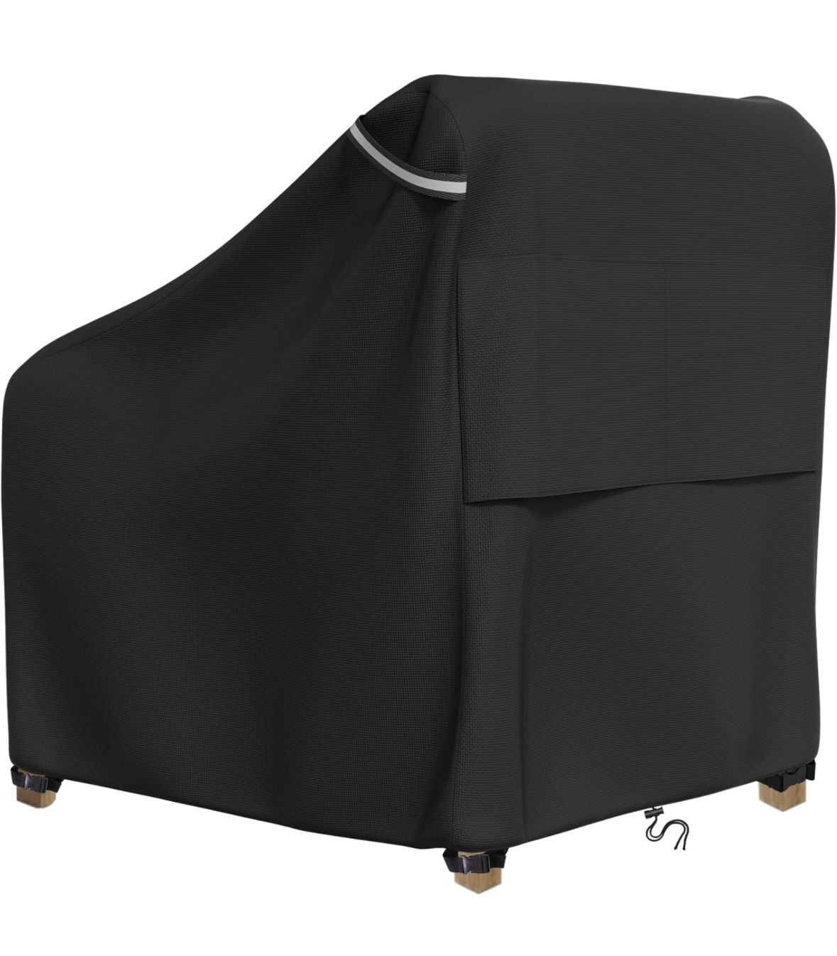 Patio Chair Covers Outdoor Furniture Covers  Black One Pack