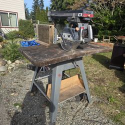Craftsman 10" Radial Table Saw