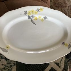 Vintage Walbrzych 13” China Platter Made In Poland