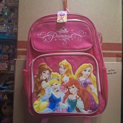 DISNEY PRINCESS BACKPACK 16 INCHES TALL 