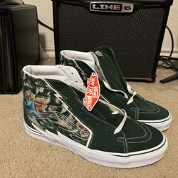 Green Vans, Never Worn, 12