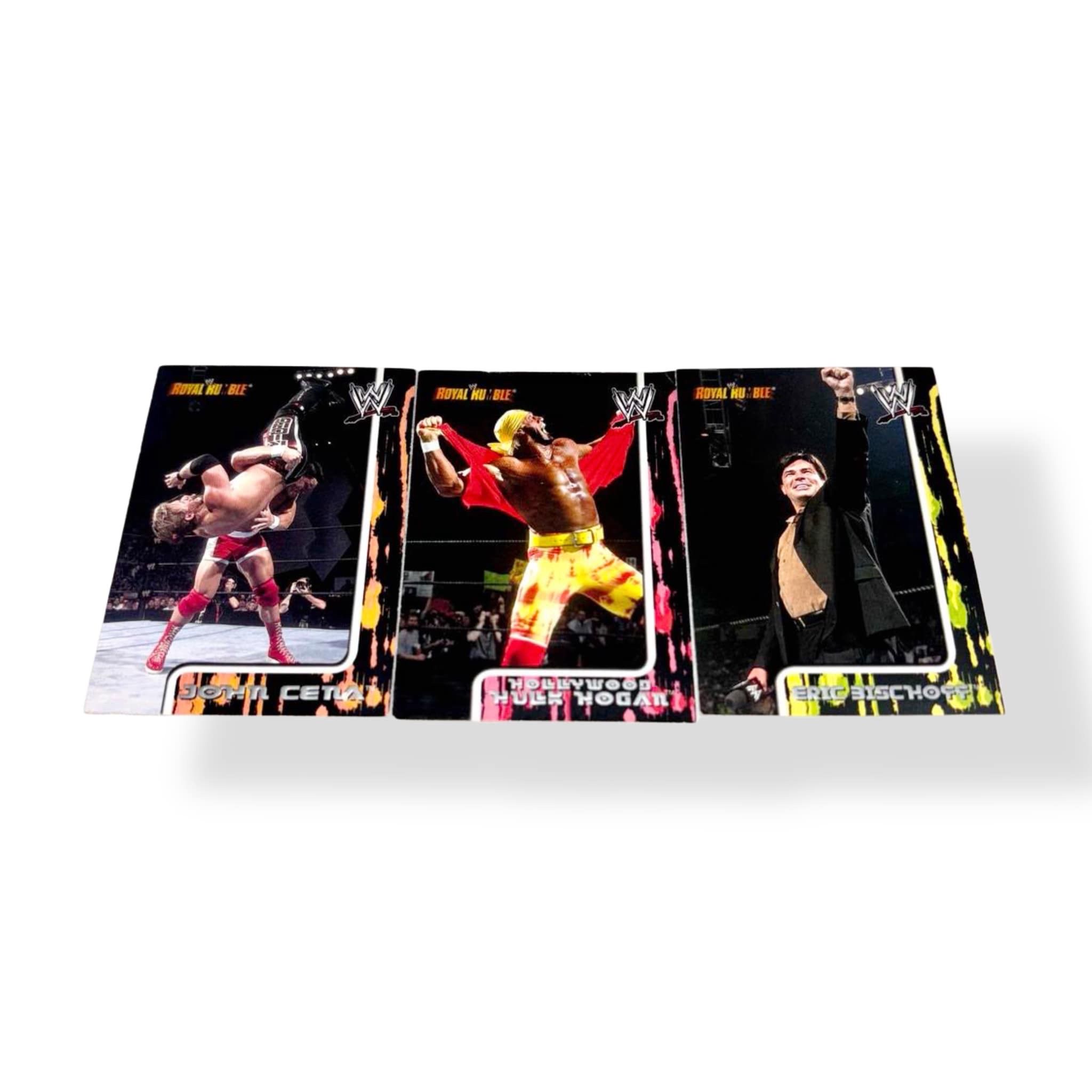 Wwe Royal Rumble 2002 Fleer Trading Cards John Cena Eric Bischoff Hulk Hogan