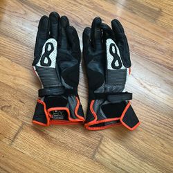 🔥 Alpinestars SP‑2 v2 Gloves – Medium – Orange/Black/White – Lightly Used 🏁