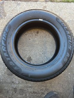 1 tire 185/65/15 Starfire Solarus A/S