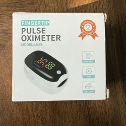 FINGERTIP PULSE OXIMETER MODEL:LK89