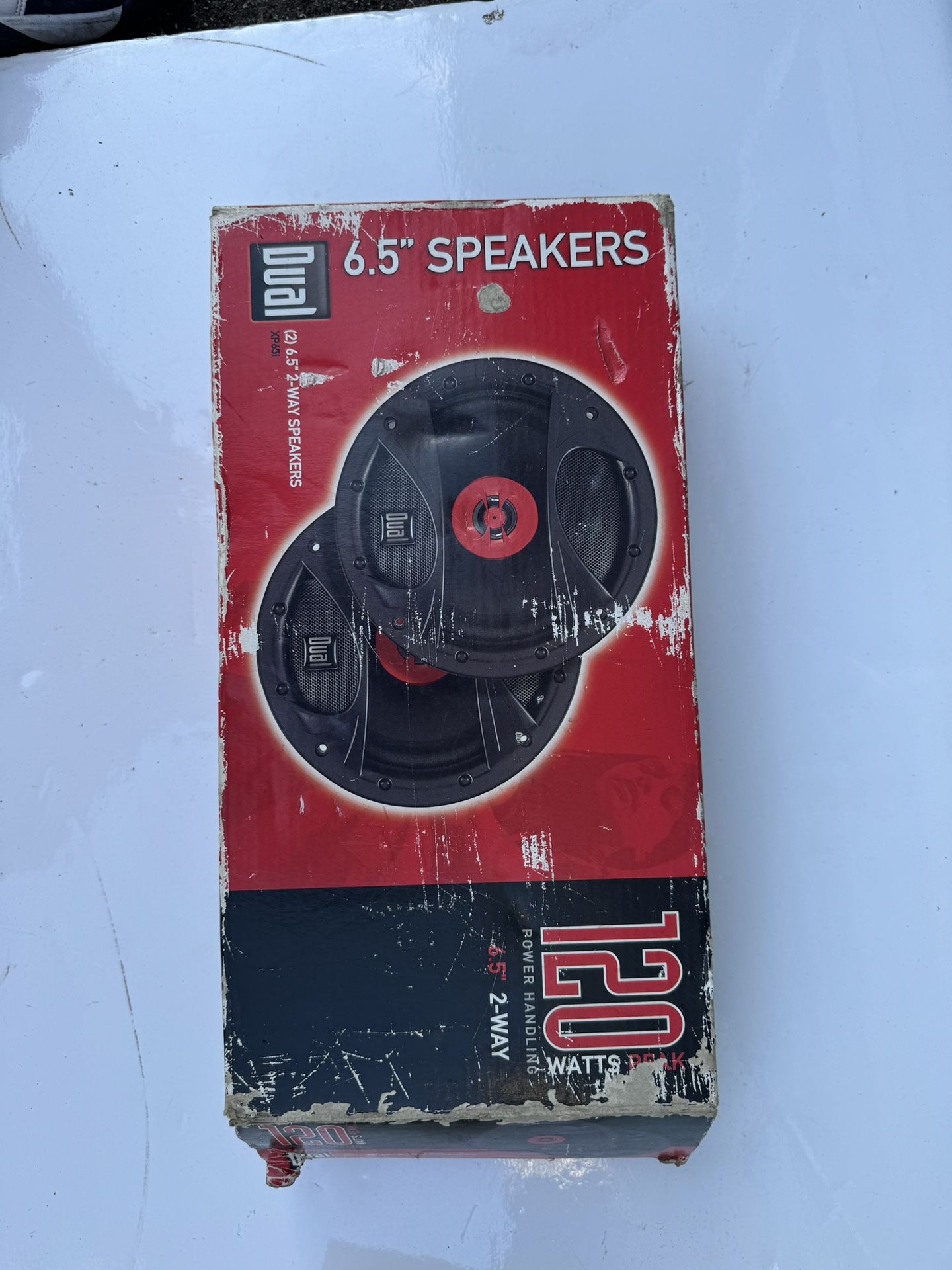 Vtg Dual XP65i 2-Way 6.5" 120 Watt Pair Car Audio Speakers NOS New in Sealed Box