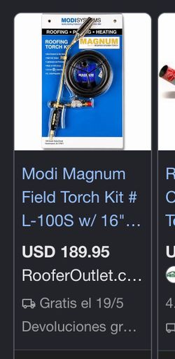 Magnum torch roofing