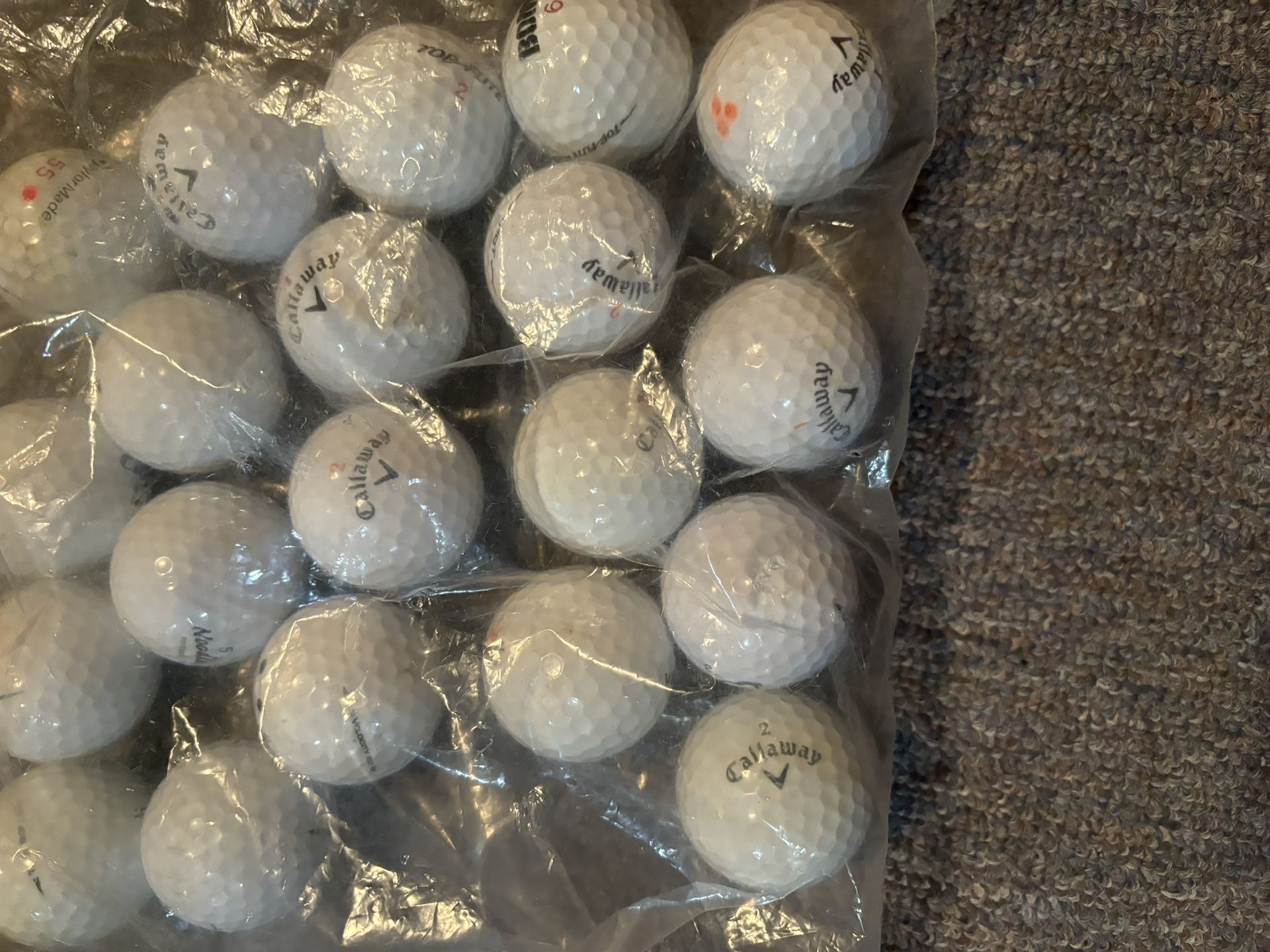 Bag of A Dozen Golf Balls 