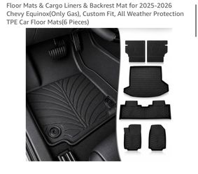 2025-2026 Chevy Equinox TPE Floor Mats 6-Piece Set