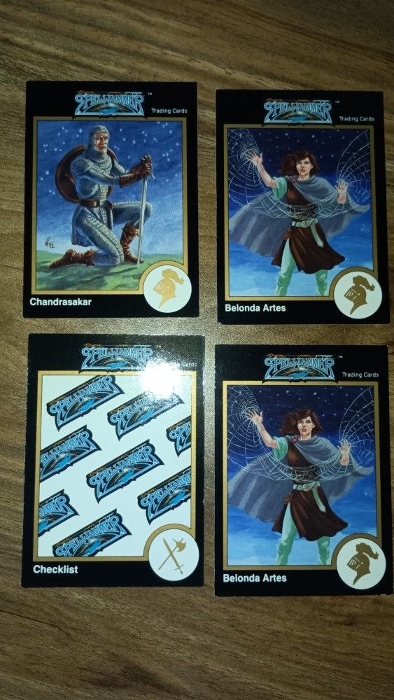 SpellJammer Cards Chandrasakar Belonda Artes Checklist