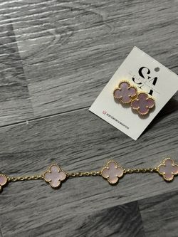 Earrings And Bracelet Set