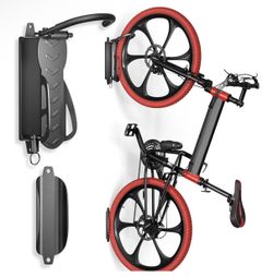 Goovilla Swivel Bike Wall Mount 2 Pack, Space Saving Bike Hangers for Garage with Screw and Easy Installation, Metal Vertical Bike Rack Wall Mount Hol