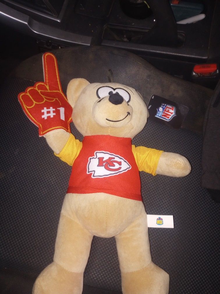 kc Chiefs stuffed bear