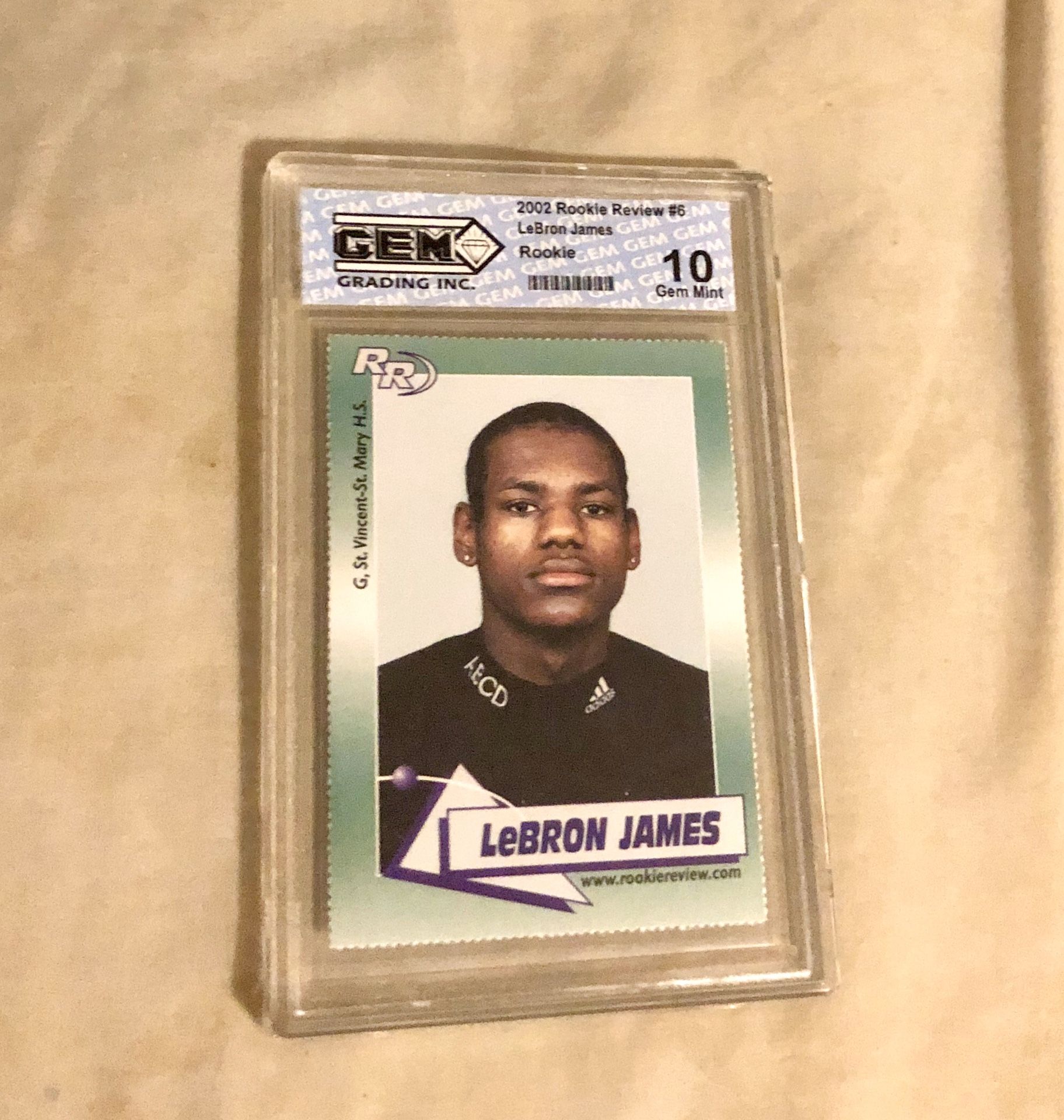 Lebron James Rookie Card 2002