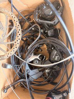 Brakes, levers, cables, calipers derailers
