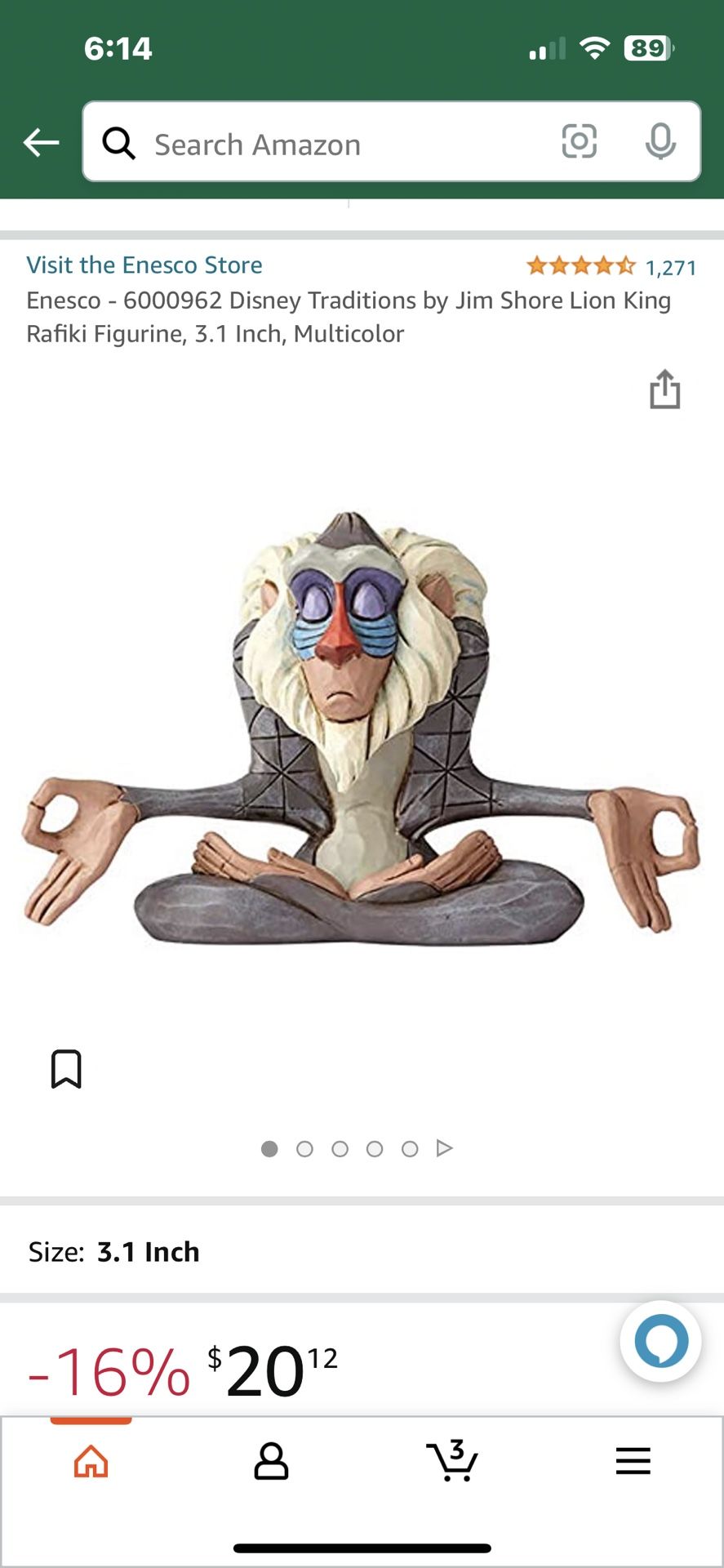 Disney Rafiki figure