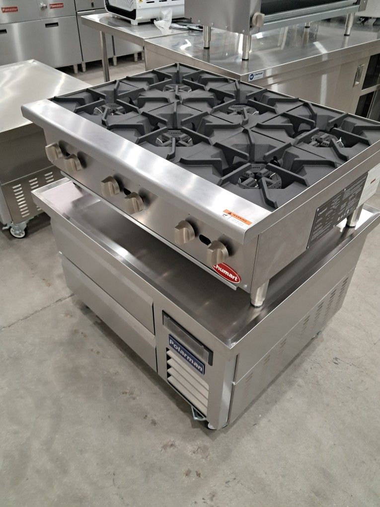 36" Stoves Hot Plates Español NSF New Commercial