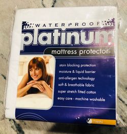 NEW! Mattress Protector Waterproof Size Twin