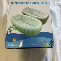 Inflatable Baby Bath Tub – New in Box