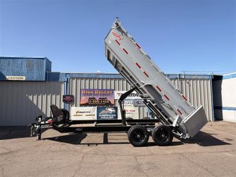 2026 Horizon HZ7 7x16x3 Dump Trailer 15.2k GVWR 7 gauge floor