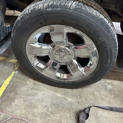 20s Stocks 6 Lug Chevy Oem 70% Tires