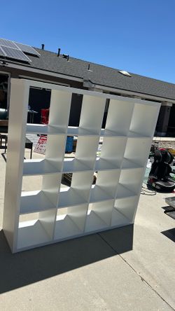 White shelf