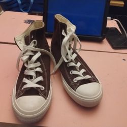 Brown Off Bran Converse