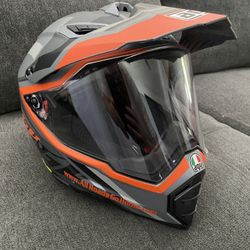 OfferUp Title:  AGV Dual Sport Motorcycle Helmet AX-8 EVO – Adventure/ADV – Like New