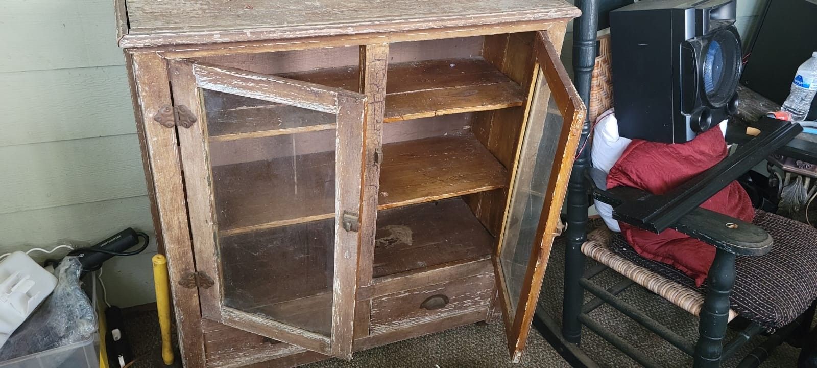 Antique Rustic Cabinet