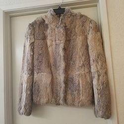 Sergio Valentè Rabbit Fur Jacket (Size L)