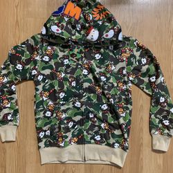 Green Camo Hello Kitty Bape Jacket
