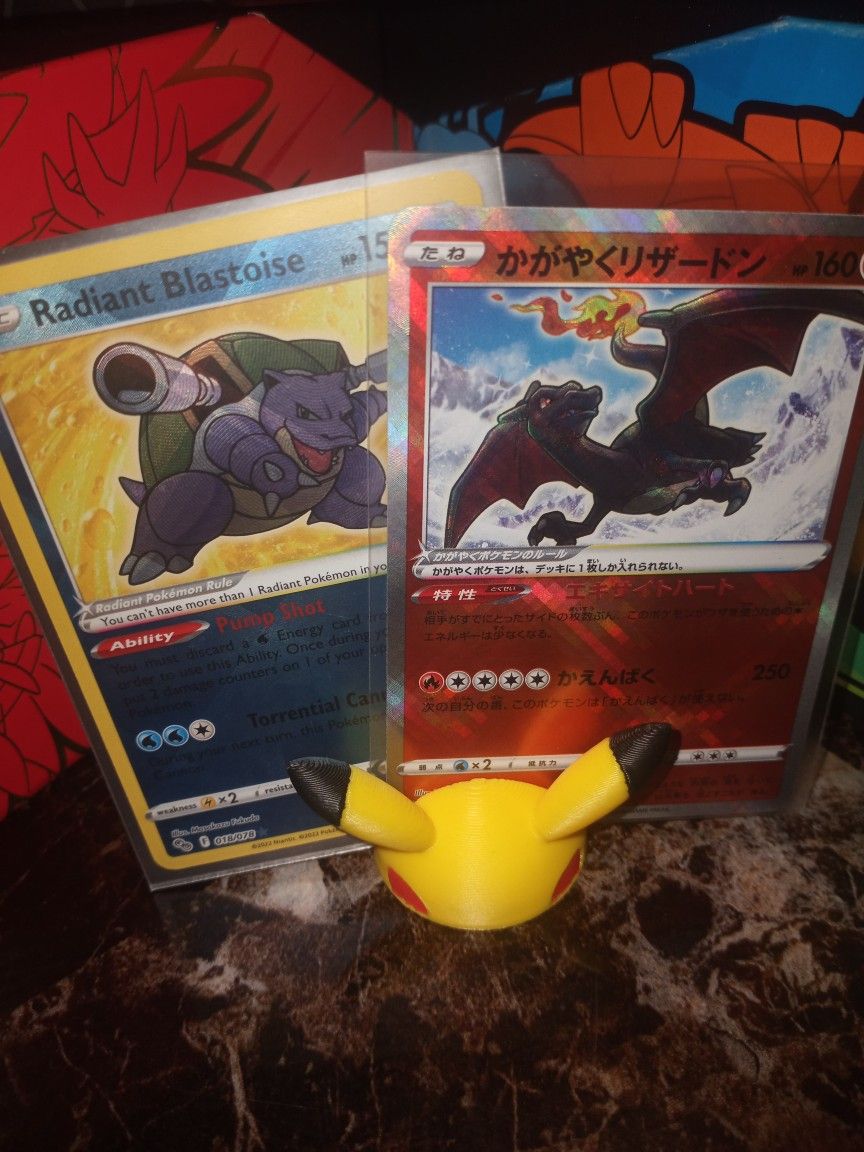 Pokemon Radiant Charizard And Blastoise Nm Condition
