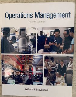 Operations management hardback textbook