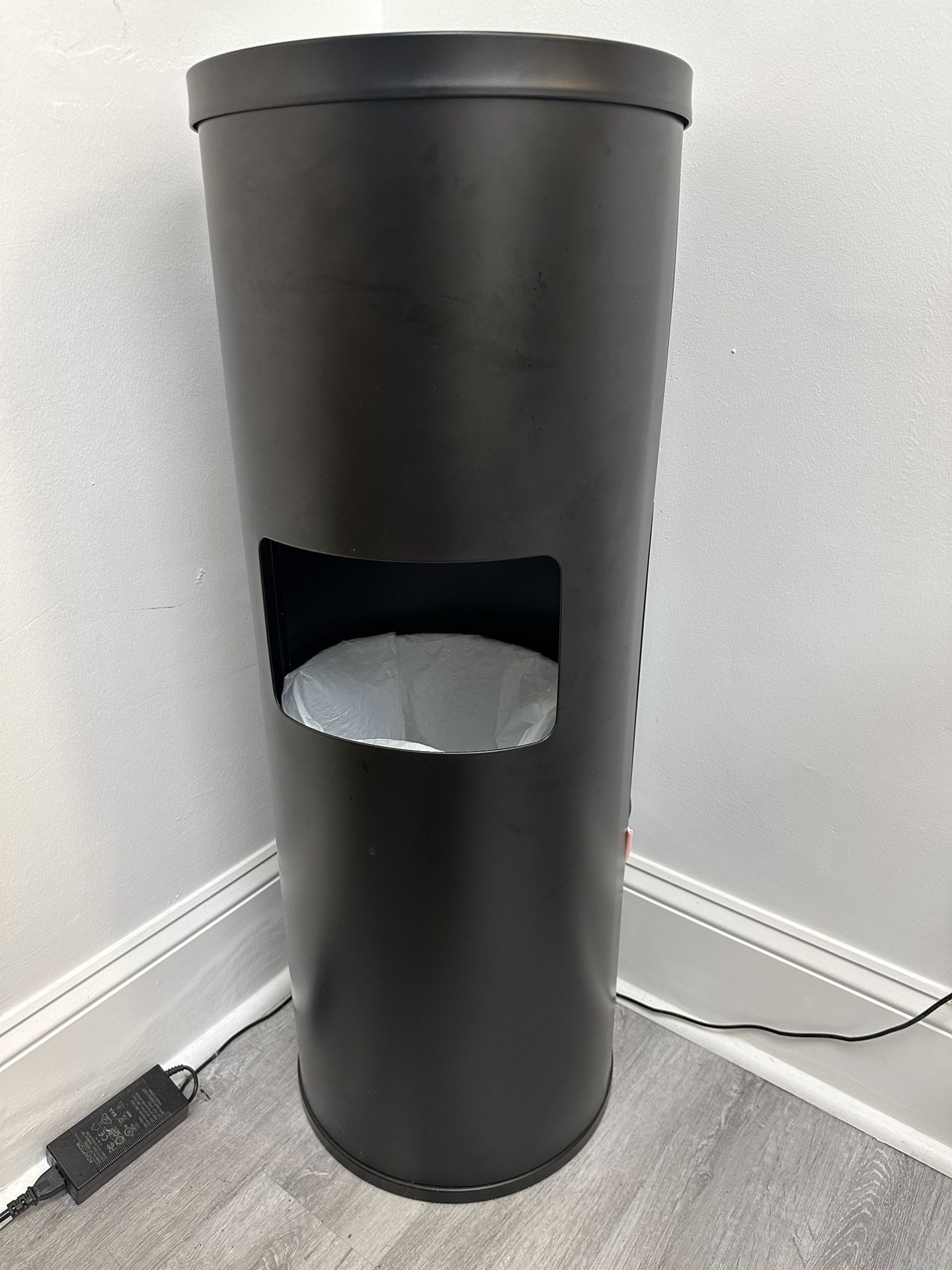  Floor Stand Wipe Dispenser with Built-in Trash Can