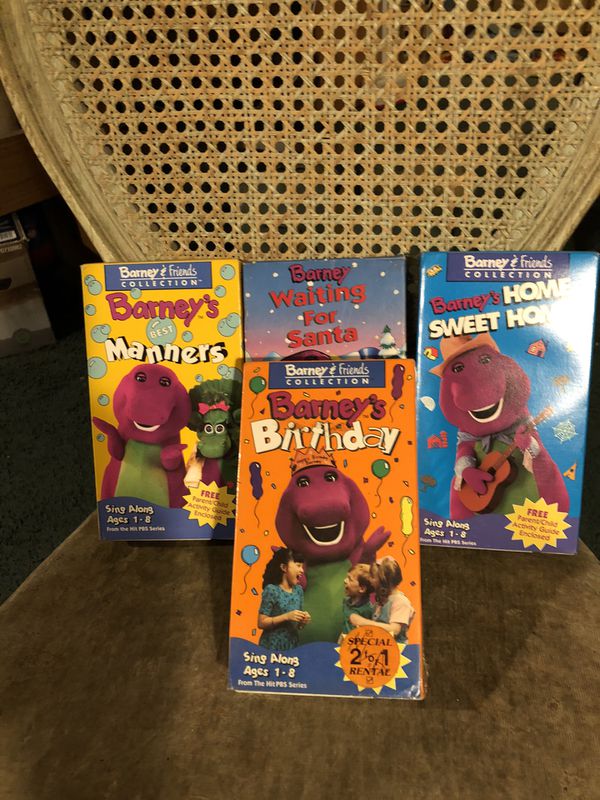 Different Barney VHS Lot
