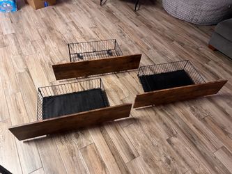 Under bed storage racks x3