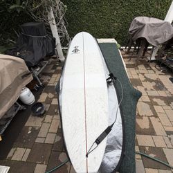 Paragon 9ft Retro Noserider surfboard with storage bag . Near new  