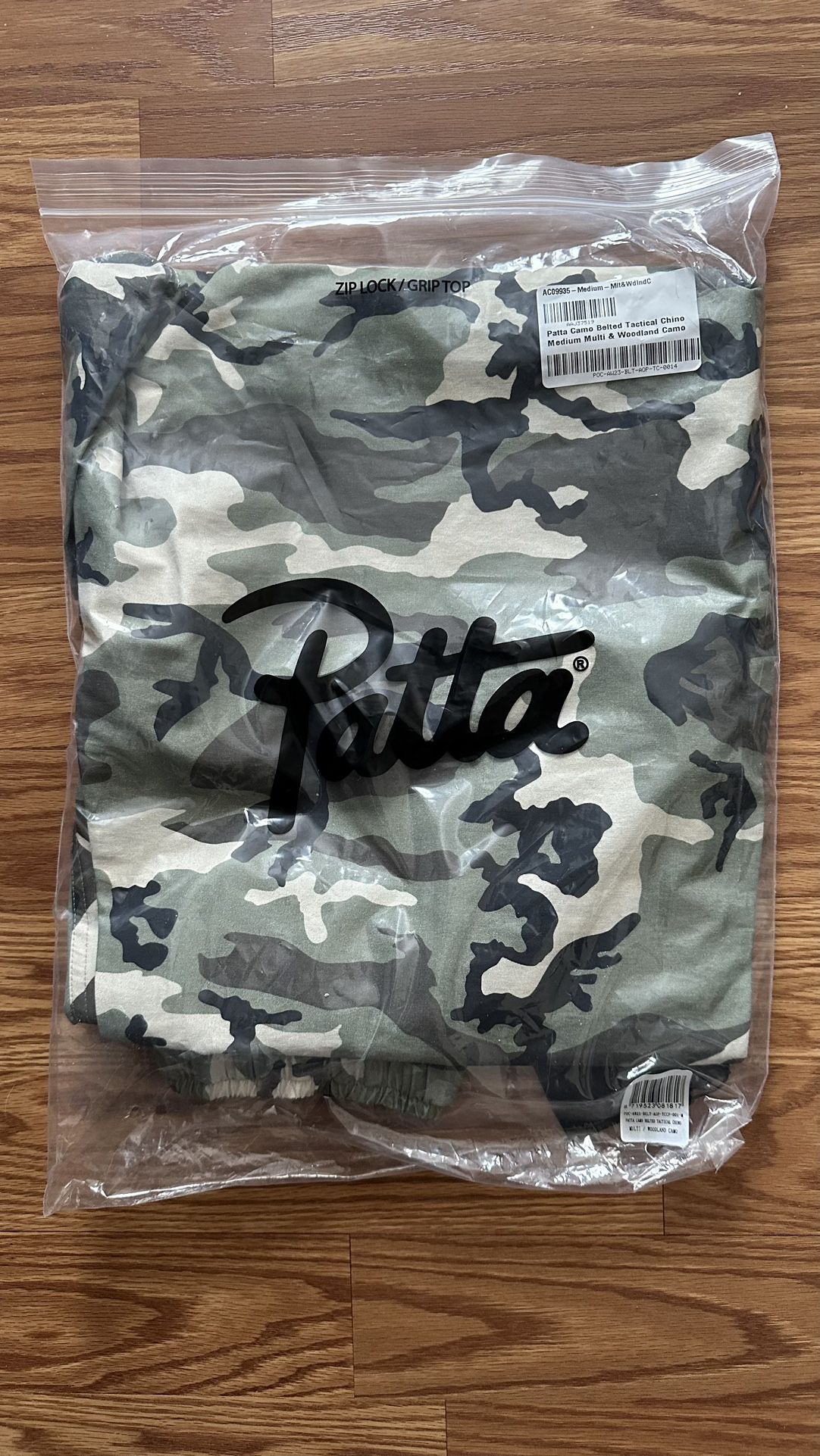 NEW Patta Water Resistant Camo Chinos